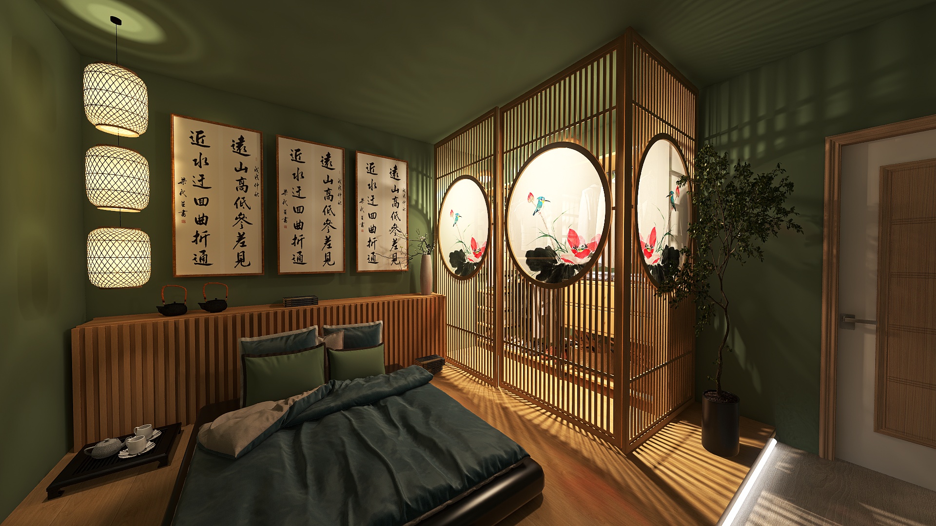 Camera matrimoniale stile Japan_3